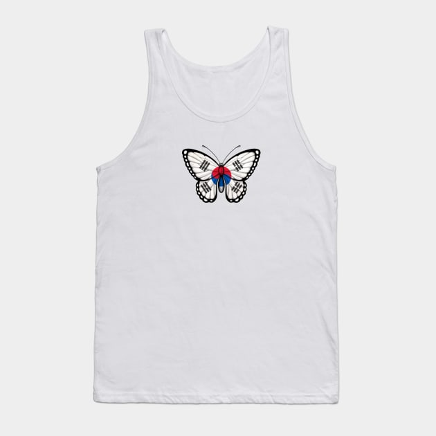 South Korean Flag Butterfly Tank Top by jeffbartels